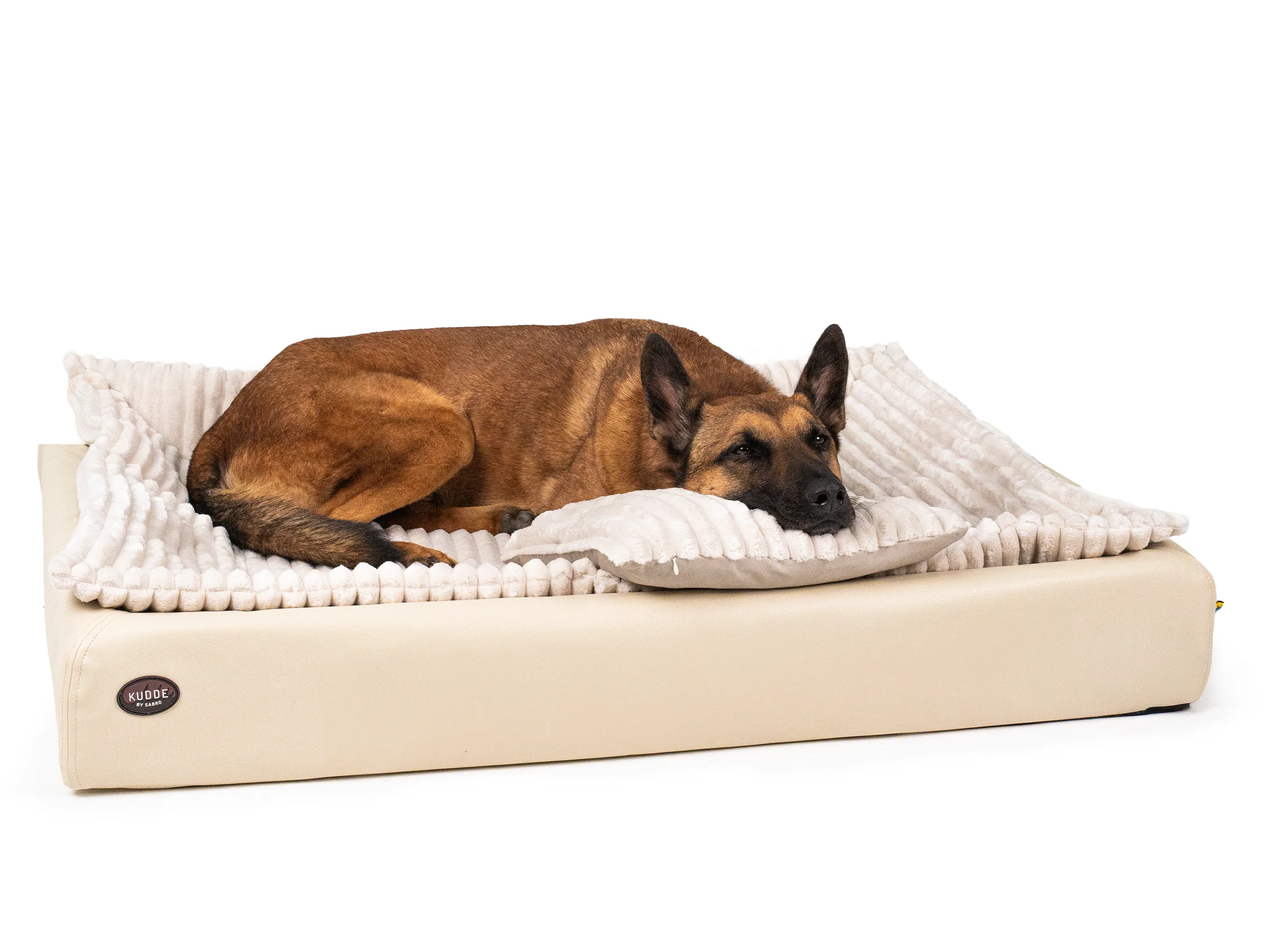 All-In Relax Bundle | KUDDE Hundebett + Einlage & Kissen - Image 17