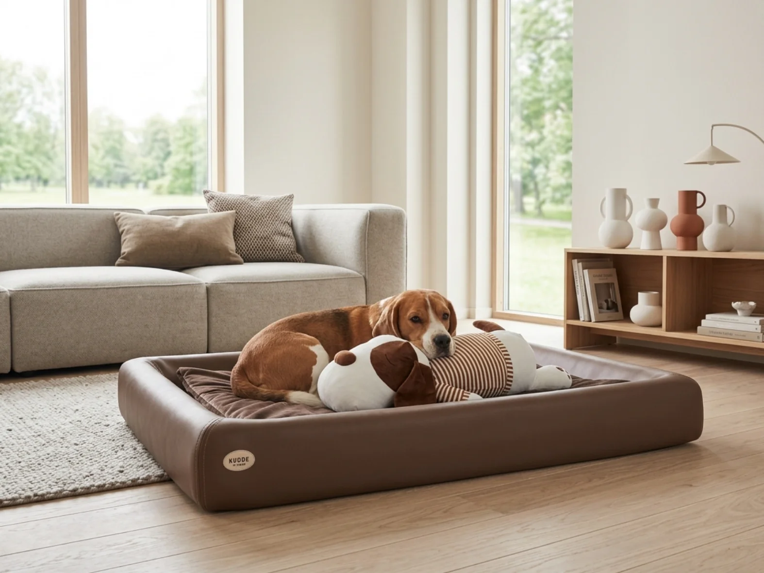 Buddy-Set | KUDDE Hundebett + Ankuschelhund - Image 6