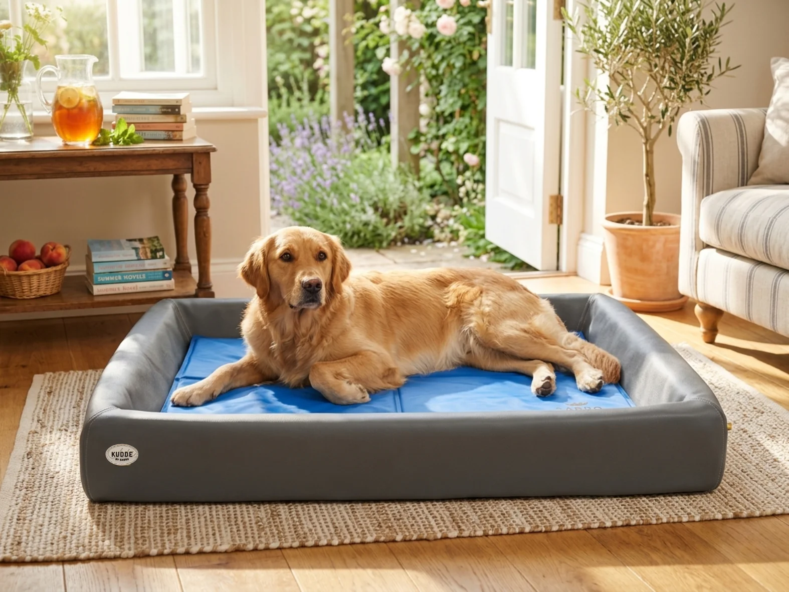 Cool-Down-Bundle | KUDDE Hundebett + Kühleinlage SVALA - Image 2