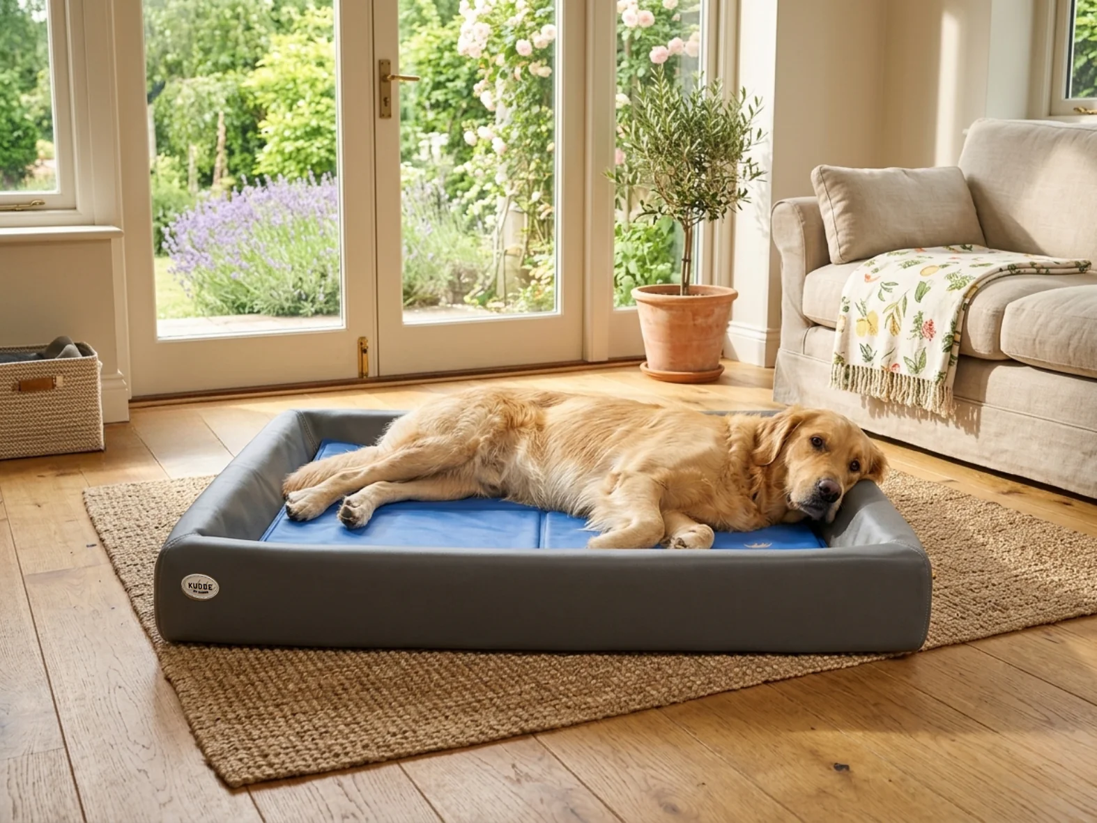 Cool-Down-Bundle | KUDDE Hundebett + Kühleinlage SVALA - Image 3