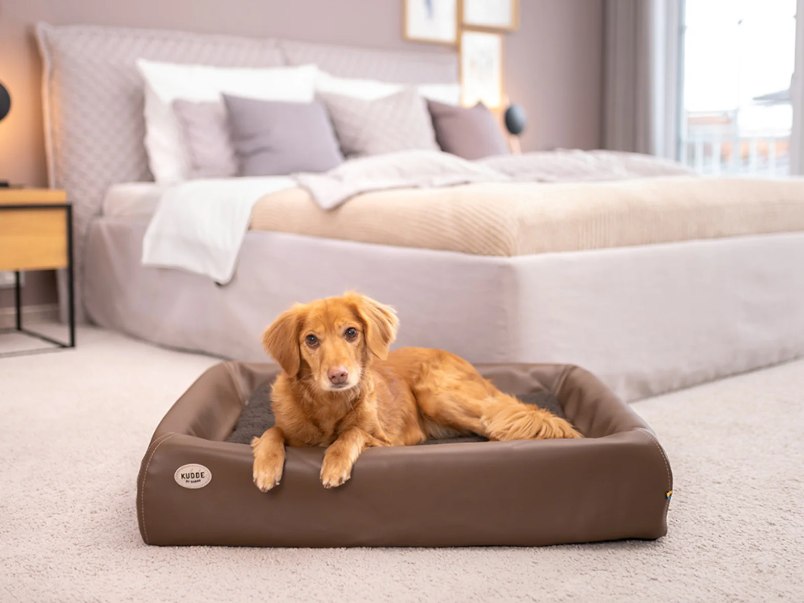 Hundebett KUDDE Kunstleder - Image 11