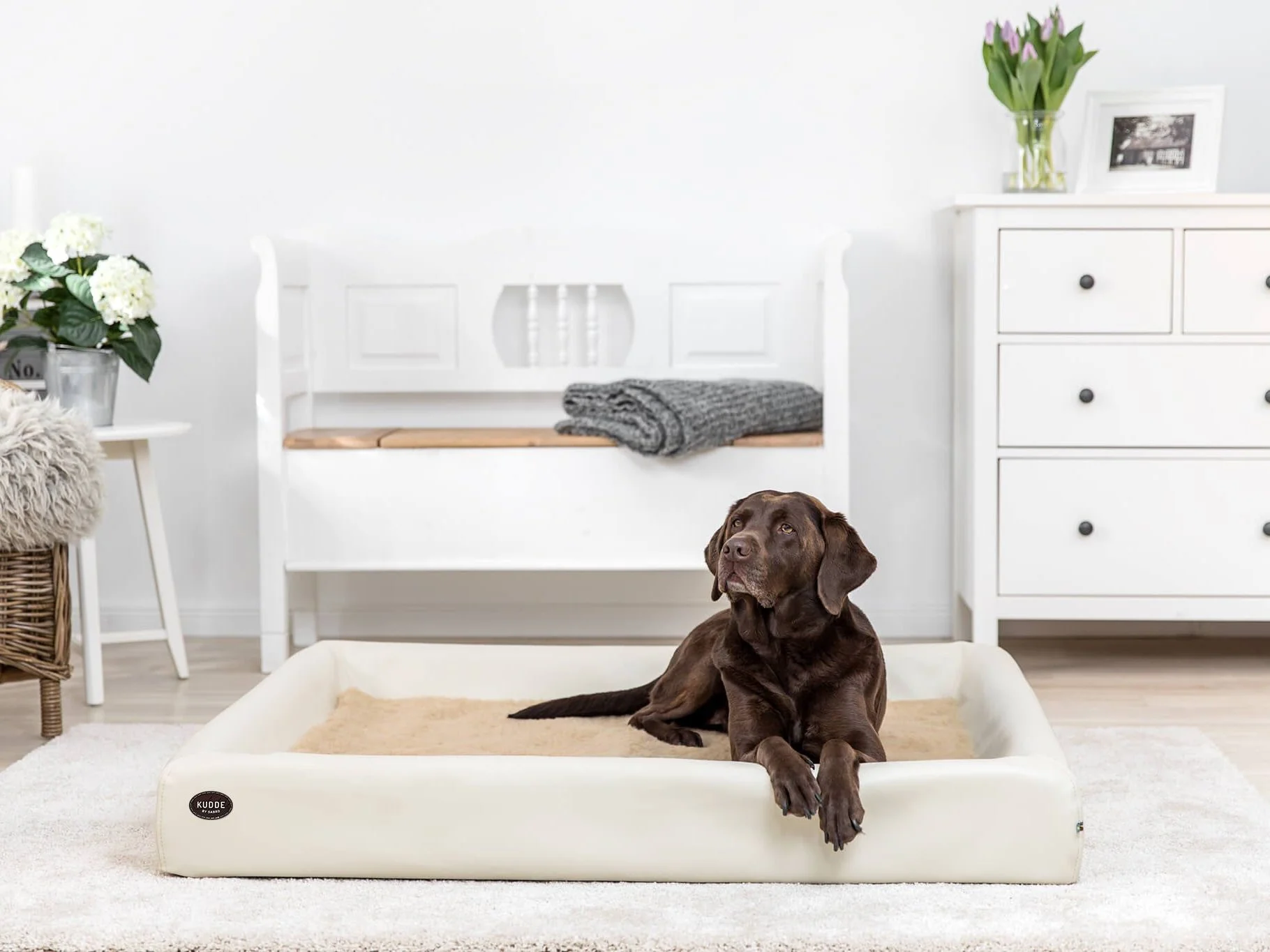 Hundebett KUDDE Kunstleder - Image 14