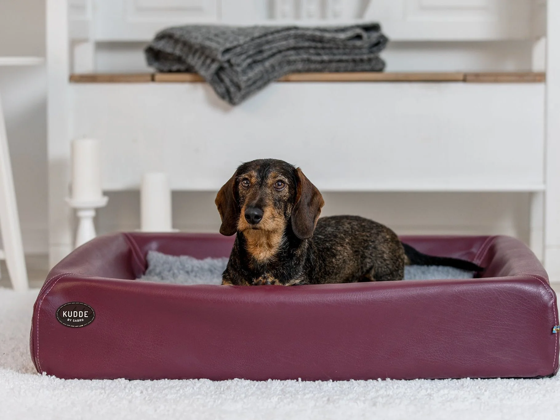 Hundebett KUDDE Kunstleder - Image 19