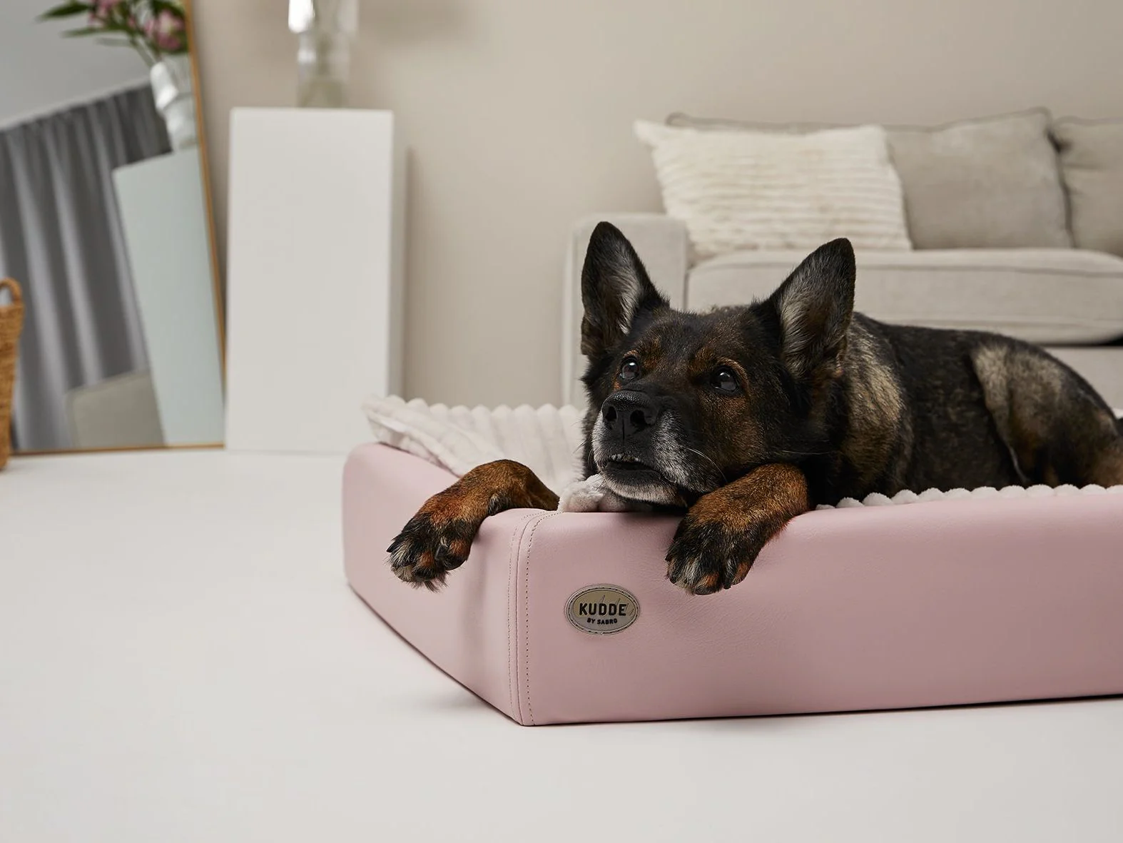 Hundebett KUDDE Pastell Kunstleder - Image 3