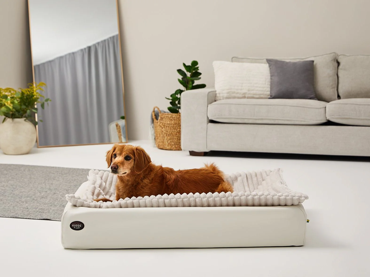 Hundebett KUDDE Pastell Kunstleder - Image 7