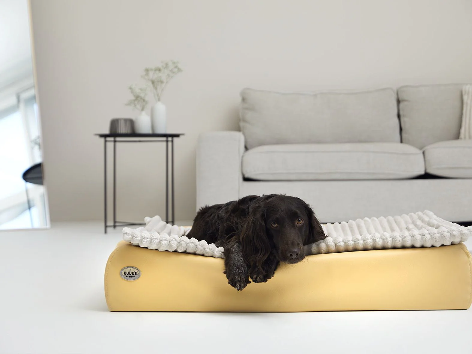 Hundebett KUDDE Terra Kunstleder - Image 10