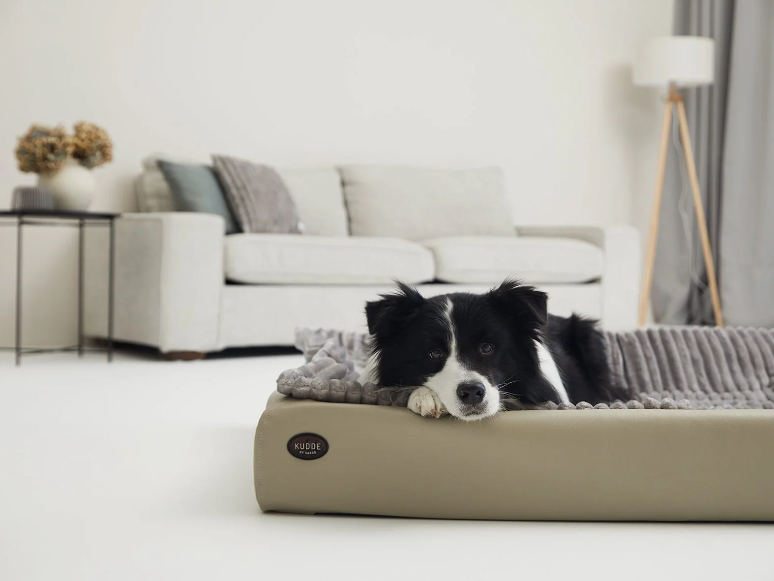 Hundebett KUDDE Terra Kunstleder - Image 4