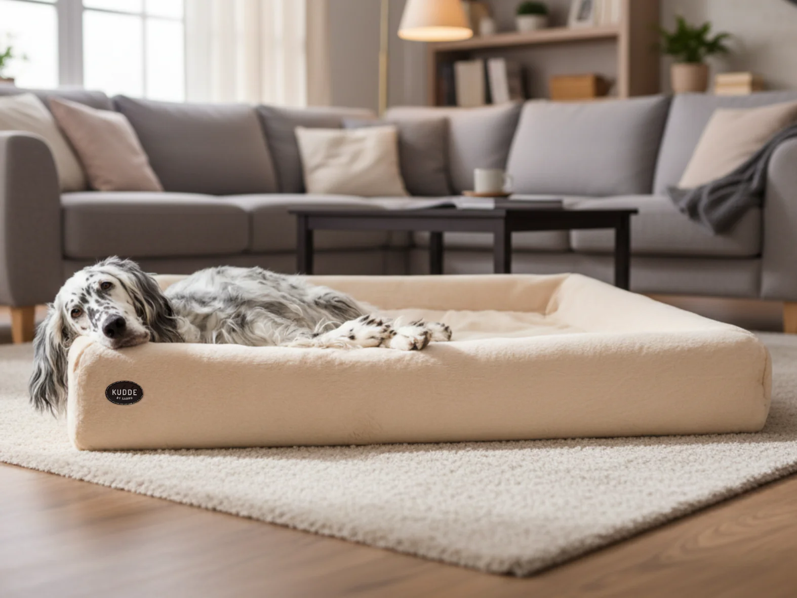 Hundebett KUDDE Kuschelfell (vegan) - Image 13