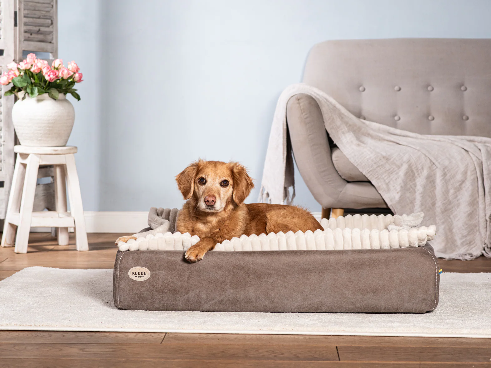 Hundebett KUDDE veganes Wildleder - Image 4